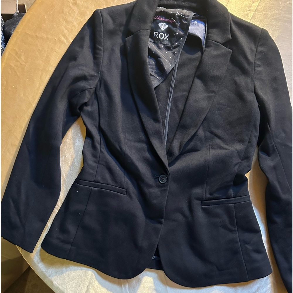 NWOT ROX BEJEWELED BLAZER XS
